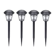 Outoloxit Solar Street Light - Solar Street Light Against A Variety Of Extremis Weather, Automatic On/off, Garden Lights Solar Powered for 6-8 Hours, Courtyard Sidewalk, Black