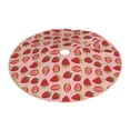 thumbnail image 2 of Bingfone Christmas Tree Skirt Mat Christmas Decoration Interior 36" -Strawberries, 2 of 6