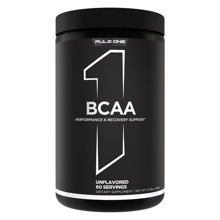 RULE 1 BCAA 60 serv Unflavored Branched Chain Amino Acids 318g