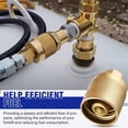 thumbnail image 5 of Paquete de 2 Conectores Hembra para Montacargas 7141F, Adaptador para Tanque de Propano, Entrada de 1-1/4 Pulgadas X Salida NPT de 1/4 Pulgadas con 4 Juntas Tóricas de Goma, 5 of 5