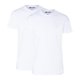 thumbnail image 1 of CAMP DAVID Camisetas para hombre, pack de 2 - Camiseta cuello redondo 2P, Algodón elástico Blanco 2XL (XX-Large), 1 of 3