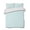 Blue, Sky Blue, Baby Blue, Cyan, variant on Quilts King Size, Thin Rainbow Striped Soft Comforter Bedding Set for Bed, Farmhouse Modern Stripes Lightweight Quilted Bedspread with Pillow Cover(2 Pieces) for All Season, 96x106 Inch