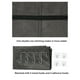 thumbnail image 4 of Organizador de gorras de béisbol y perchero de pared con 24 bolsillos transparentes para guardar y exhibir | Tela no tejida gris | Incluye ganchos para puerta o pared, 4 of 6