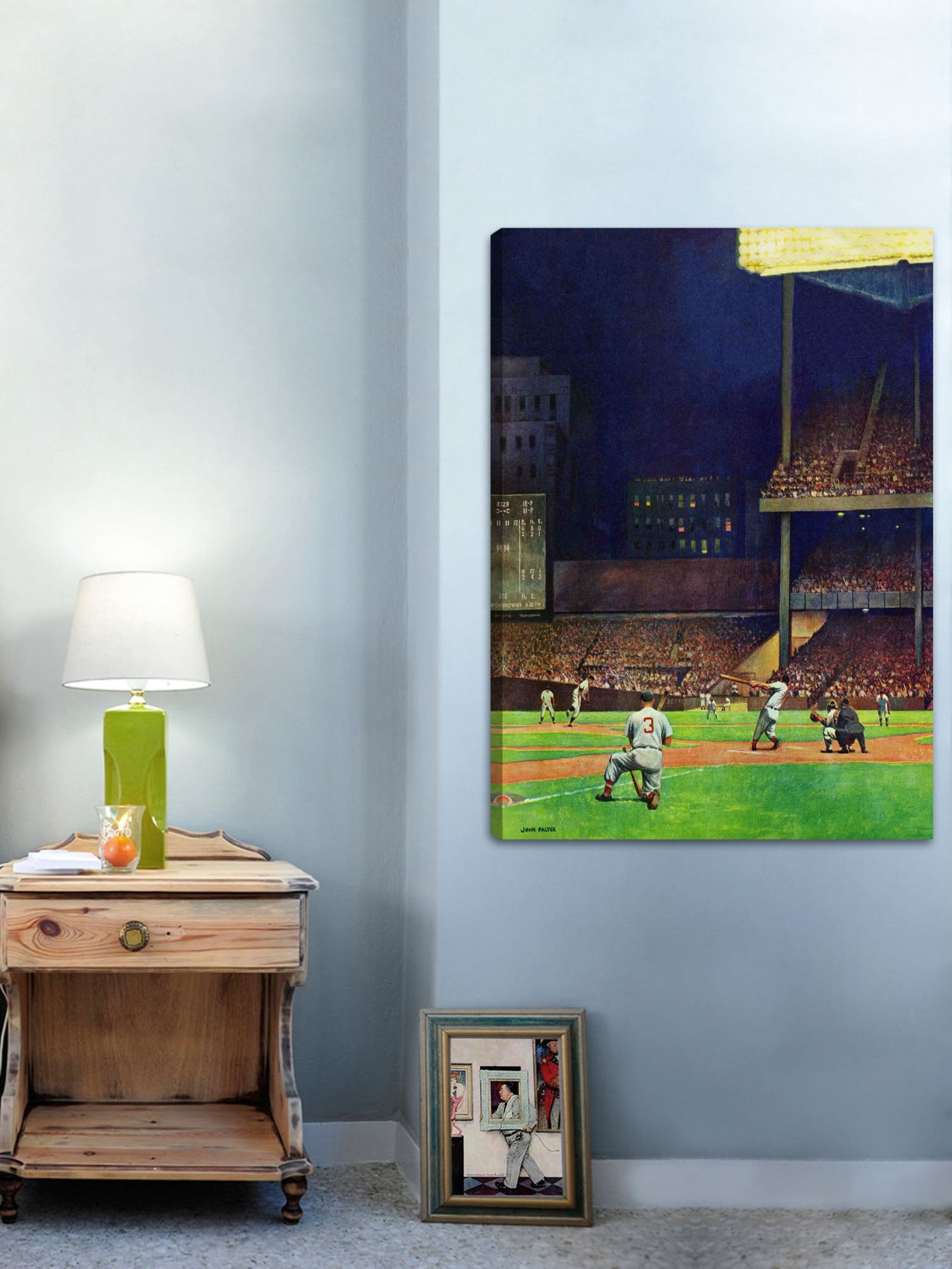 Marmont Hill Yankee Stadium by John Falter Painting Print on Canvas