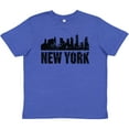 thumbnail image 3 of Inktastic New York Skyline Grunge Youth T-Shirt, 3 of 5