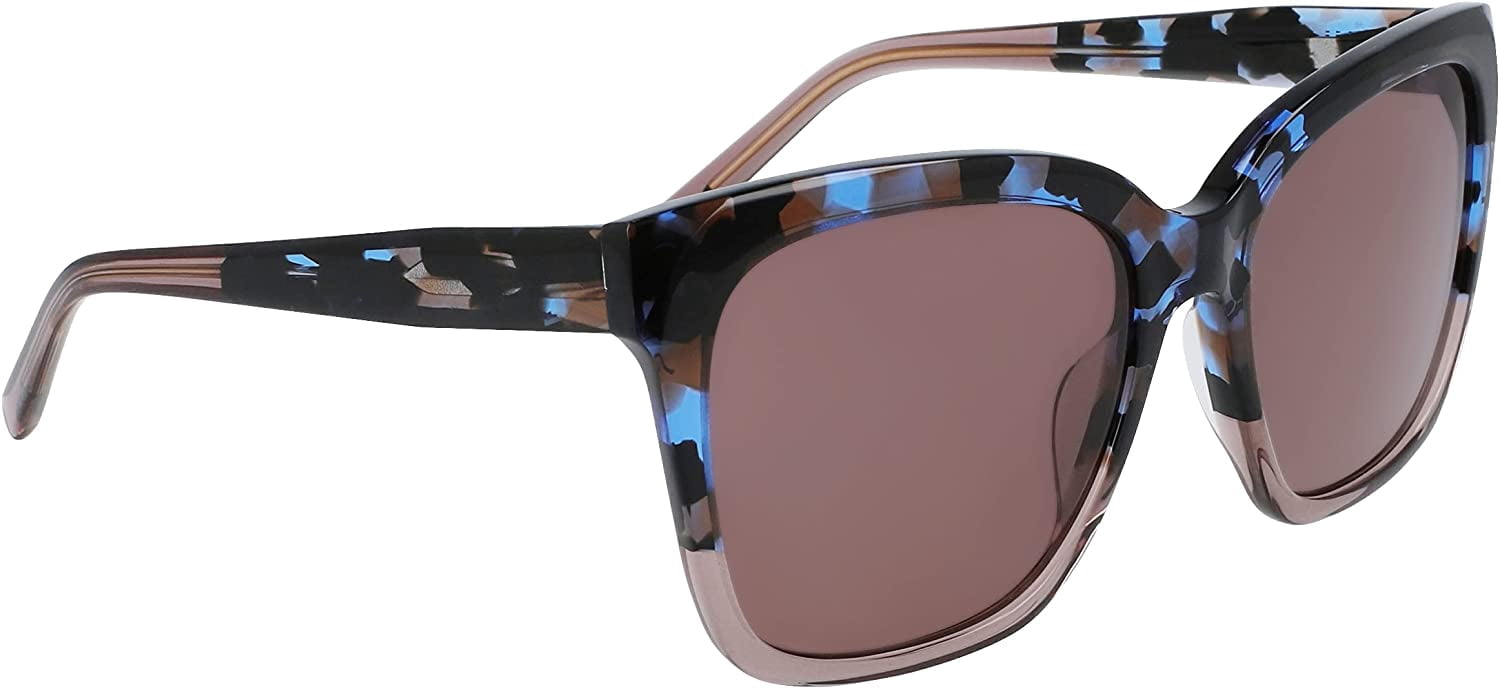 DKNY DK 534S Plastic Womens Square Sunglasses Crystal Mink  display picture 1