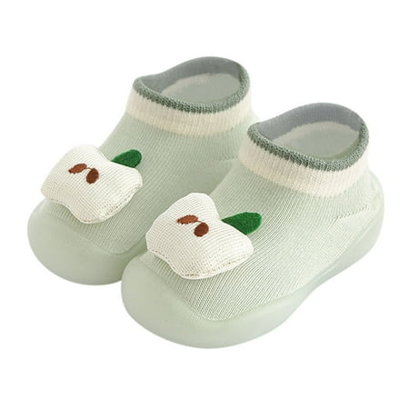 

Toddler Kids Baby Boys Girls Shoes First Walkers Cute Cartoon Antislip Shoes Socks Shoes Prewalker 1 Year Old Shows Baby Girl Casual