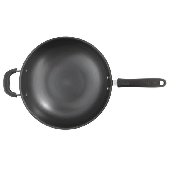 32CM Carbon Steel Wok Without Lid