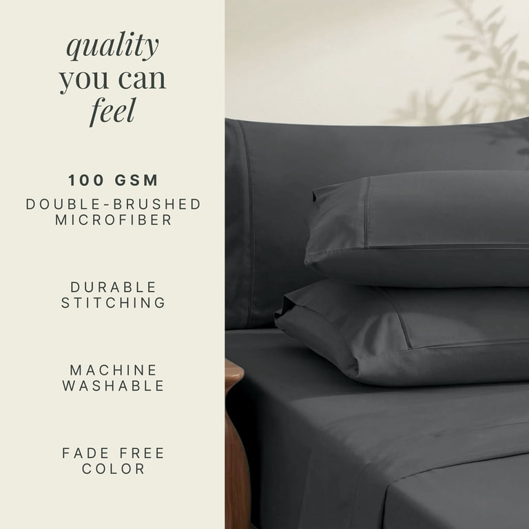 Nestl Queen Extra Deep Pocket Microfiber Sheet Set, 6-Piece photo 2