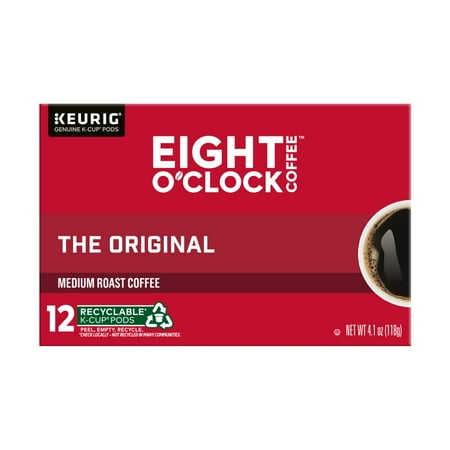 Eight O'Clock 12 Ct K-Cup Pods Medium Roast Coffee - The Original