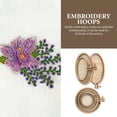 thumbnail image 3 of Shisuyan 16Pcs Mini Embroidery Hoops Cross Stitch Hoops Tiny Sewing Embroidery Rings DIY Pendants, 3 of 9
