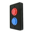 thumbnail image 1 of Arcade Light Switch Plate - Single Switch (Black/Red/Blue), 1 of 6