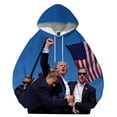 thumbnail image 4 of Sudadera con capucha estampada de Donala Trump Make America Great Again Sudadera con capucha de Trump Election Street Keep A Merica Great de 2024, 4 of 5