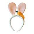 thumbnail image 1 of Diadema con Orejas de conejo de dibujos animados Yuyangstore Aro para el cabello Blanco sombreros de cosplay, 1 of 8