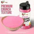 thumbnail image 3 of NY SPICE SHOP Pink Sanding Sugar - 04 Ounce - Sanding Pink Sugar - Sanding Sugar Pink - Pink Sanding Sugar for Baking - Pink Baking Supplies - Colored Sugars for Cookie Decorating, 3 of 7