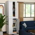 thumbnail image 6 of Closetmaid 10000-04840 Modular 21"W X 81"H Double Top And Bottom 6 Shelf Storage Cabinet, 6 of 7