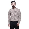 thumbnail image 1 of BESTMAN Mandarin Men CollarÂ&nbsp;ShirtsÂ&nbsp;Regular Fit Printed Mens Short Kurta Shirt, 1 of 6
