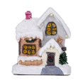 thumbnail image 1 of Injueey Navidad LED nieve casa escena fiesta miniatura luminosa cabina escritorio hogar nuevo brillante pueblo pasillo chimenea adornos Kits de decoración para fiestas Tipo 1, 1 of 6