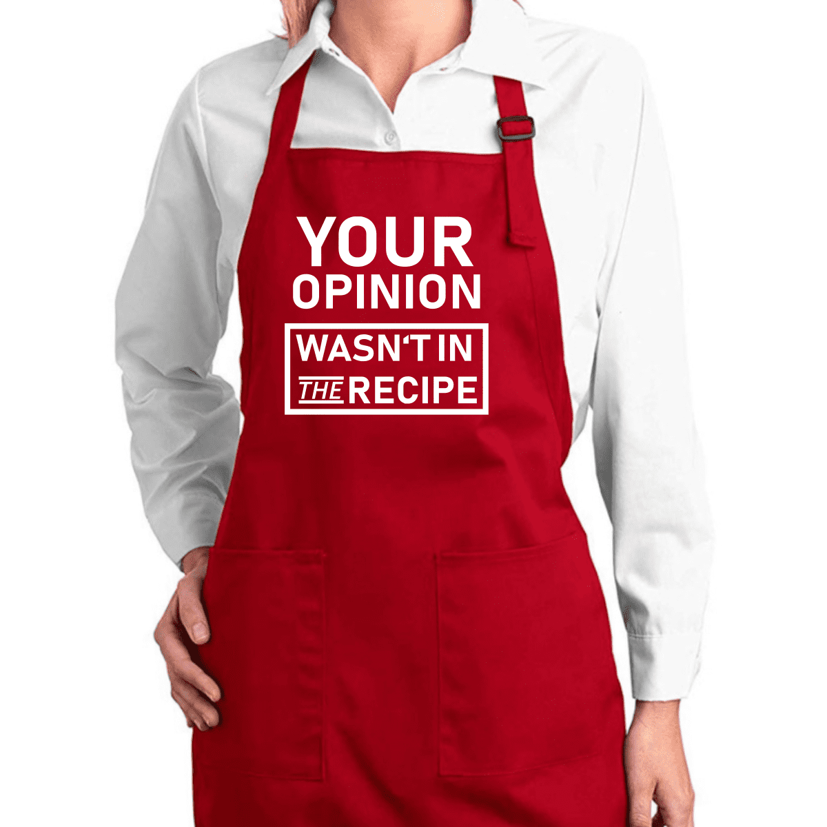 Chefs Cooks Apron Kitchen BBQ Cooking Funny Slogan with Pocket