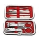 thumbnail image 5 of Juego De Cortaúñas De Acero Inoxidable, Kit De Pedicura, Lima De Uñas, Tijeras, Herramientas Para El Cuidado De Las Uñas, Kits De Aseo Profesionales Con Bolsa De Cuero,, 5 of 7