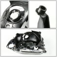 thumbnail image 4 of DNA Motoring For 97-04 Dodge Dakota Durango Chrome Amber Corner Diamond Headlight Lamps Pair, 4 of 4