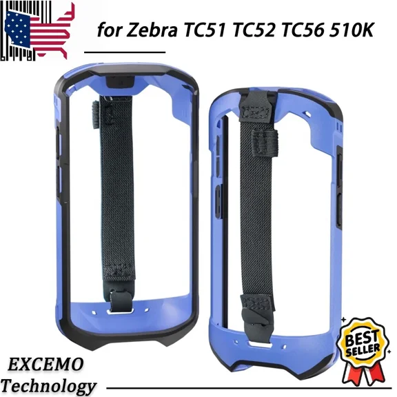 Protective Cover Case For Zebra Tc51 Tc52 Tc56 Tc57 Tc510K Sg-Tc5X-Exo1-01 Blue
