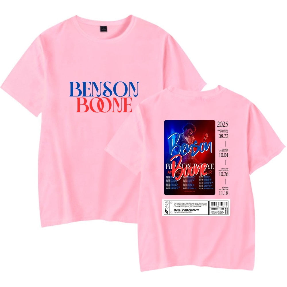 Benson Boone American Heart World Tour 2025 Merch T-Shirt