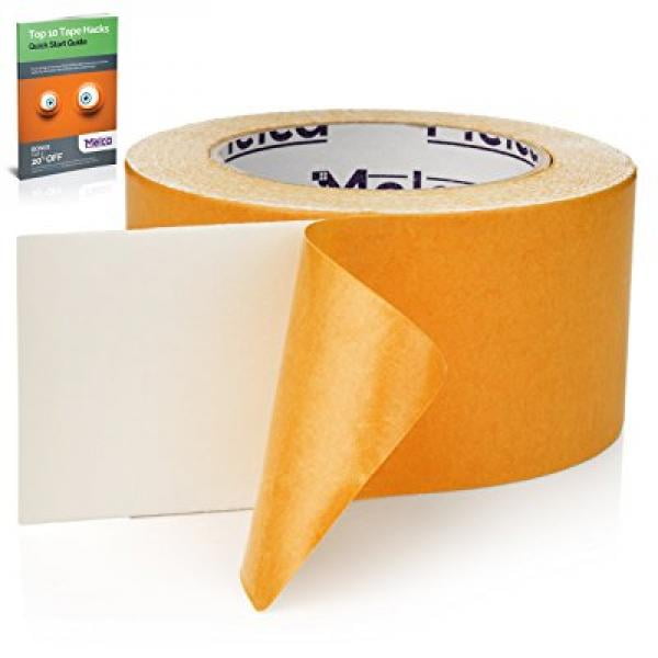 Carpet Tape Double Sided, 2.5 Inch Wide - Double Stick Rug Tape (30 Yards)