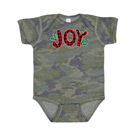 

Inktastic Plaid Holly Joy Gift Baby Boy or Baby Girl Bodysuit