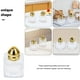 thumbnail image 5 of Juego de 3 saleros y pimenteros compactos de vidrio para condimentos, ideales para la cocina (15 ml)., 5 of 8