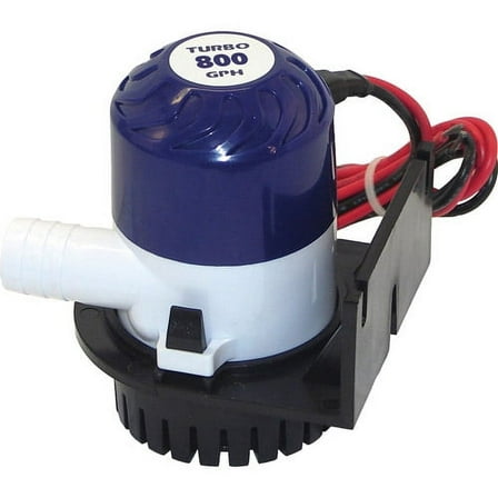 Shoreline Marine Portable Manual Bilge Pump, 800 GPH, 12V