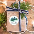 thumbnail image 4 of Corona de árbol de Navidad, pegatinas redondas de Feliz Navidad, pegatinas de sellado de regalo, bolsa de regalo de vacaciones, decoración de caja, Navidad, Año Nuevo, 4 of 4