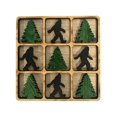 thumbnail image 1 of Bigfoot and Pine Tree Wooden Tic Tac Toe Decorative Board Game, Bigfoot, Size: One Size, Barry Owen, 1 of 1