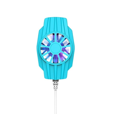

yilyih Gaming Artifact Mobile Phone Radiator Cooled Fan USB Wired Mobile Phone Small Fan Radiator Back Clip