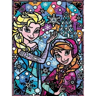 Disney Frozen Stained Glass Diamond Painting 