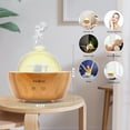 thumbnail image 6 of DAROMA Glass Essential Oil Diffuser, 200ml Real Wood Base, The 2022 Upgrade. Ultrasonic Aromatherapy Scent Air Nebulizing Room Humidifier Home Office Gift, 6 of 8
