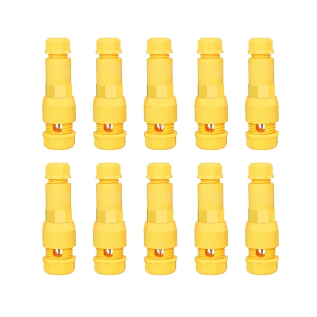 Meitianfacai 10PCS Quick Puncture Connector View Light Cable Connector Patio View Light Paralleling Fixture Screw-less Swivel Puncture Wirer
