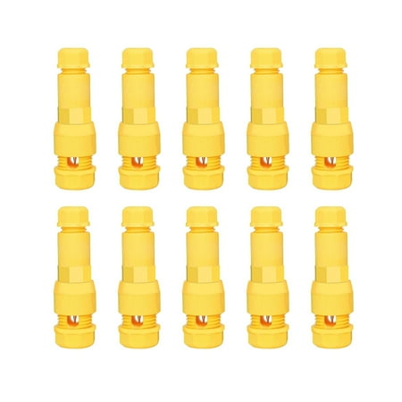 

10Pcs Quick Puncture Connector View Light Cable Connector Patio View Light Paralleling Fixture Screw-Less Swivel Puncture Wirer Home and Garden Outdoor Equipment Clearance Sale