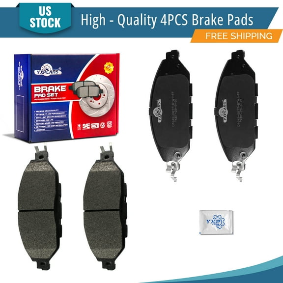 YXPCARS 4PCS Ceramic Brake Pads(Front) for Nissan Murano 2015-2023 Pathfinder 2013-2020 Infiniti QX60 2014-2020 JX35 2013 All Models (D1649)