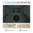 thumbnail image 2 of VEIKOUS 12'x20' Aluminum Frame Gazebo, Double Roof Hardtop Gazebo for Patio, 2 of 11