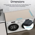thumbnail image 4 of 54" x 27.5" Washer and Dryer Covers for the Top，Waterproof and non-slip Washing Machine Cover，Applies to Kitchen、laundry room organization，Washer Dryer Countertop. (Beige), 4 of 9