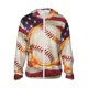 thumbnail image 1 of Balery Baseball Ball With Flag Sudadera ligera de manga larga con capucha y protección solar UPF 50+ para hombre y mujer, ideal para pesca y running-XX-Large, 1 of 7