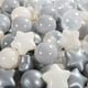 thumbnail image 4 of Bolas Heopeis para piscinas, 100 unidades, redondas y en forma de estrella, sin BPA, 4 of 9