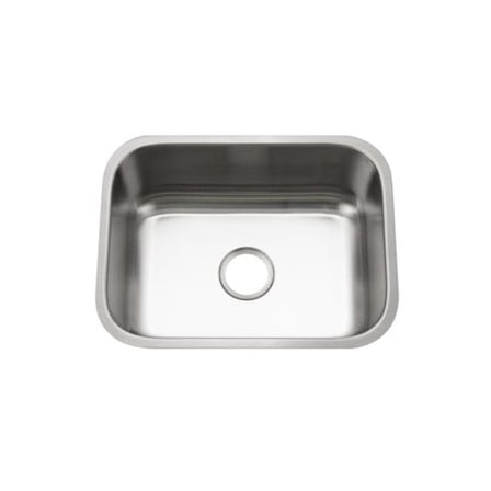Houzer STS-1300-5 23 in. Eston Undermount Single Bowl Kitchen Sink, Stainless Steel - Pack of 5