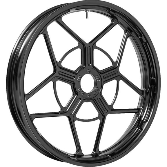 Arlen Ness 19" x 3.25" Speed 5 Forged Black Front Wheel (71-517)