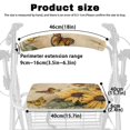 thumbnail image 6 of HELLHERO Removable Seat Back Covers and Rollator Walker Seat Back Cover Non-Slip Cover & Reusable and Elderly Sunflowers Butterfly, 6 of 7