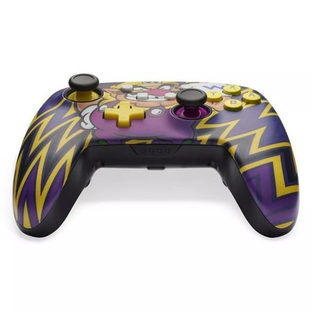 PowerA Enhanced Wireless Rechargeable Controller for Nintendo Switch - Wario