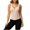 Beige, variant on Bodysuit Tops for Women Shapewear Zip Front Corset Bustier Tank Top Sleeveless Body Shaping Workout Outfit (XS, Beige)