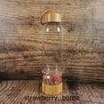 thumbnail image 4 of Crystal Water Glass Bottle Natural Crystal Stone Chip Healing, 4 of 13