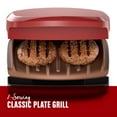 thumbnail image 2 of George Foreman 2-Serving Copper Electric Indoor Grill and Panini Press, Red, GR320FRC-HP, 2 of 15